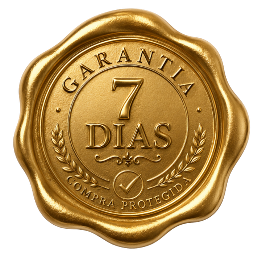 Selo de garantia de 7 dias — compra protegida